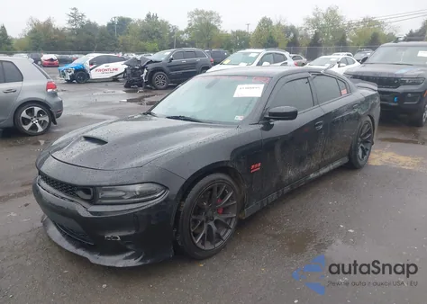2018 Dodge Charger R/T Scat Pack Rwd z USA, uszkodzony, nr VIN 2C3CDXGJ5JH319050